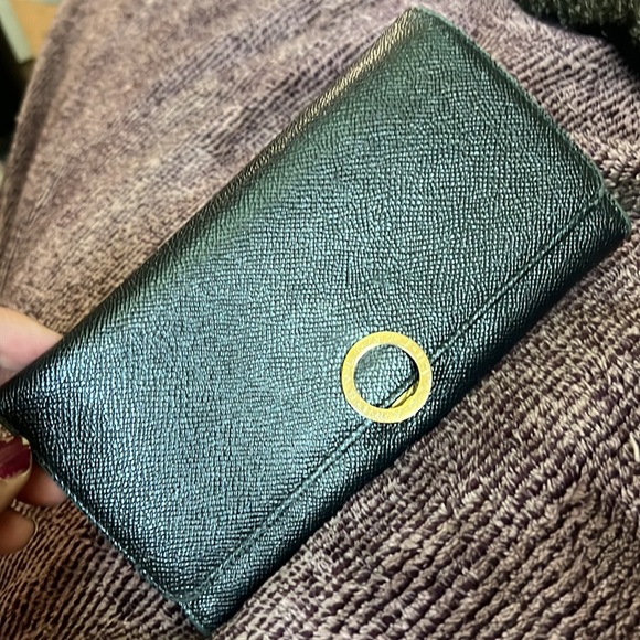 Black Caviar leather Bvlgari full wallet cold hardware - Picture 12 of 12